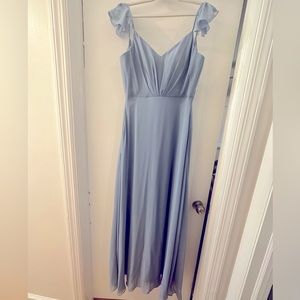 Birdy Grey Kae Bridesmaid Dress Dusty Blue